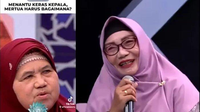 Mamah Dedeh saat menjawab telak pertanyaan ibu mertua yang videonya viral di media sosial.