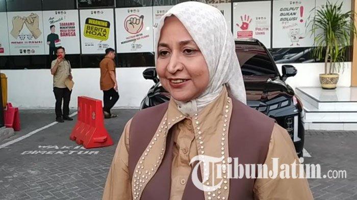 Mantan Bupati Jember, Faida menjalani pemeriksaan penyidik Subdit III Tipikor Ditreskrimsus Polda Jatim atas kasus dugaan korupsi anggaran penanggulangan pandemi Covid-19 Pemkab Jember yang merugikan negara sekitar Rp 107 miliar, pada Kamis (1/8/2024). 