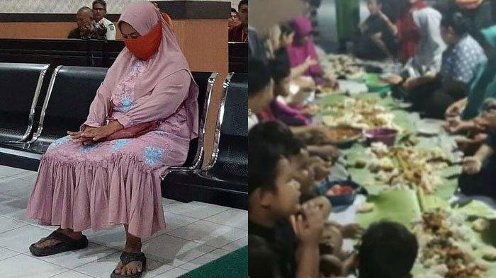 Masriah dipenjara imbas siram kencing ke tetangga, warga langsung gelar syukuran