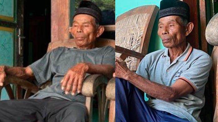 KORBAN MAFIA TANAH - Mbah Tupon saat berada di rumahnya di Ngentak, Kalurahan Bangunjiwo, Kapanewon Kasihan, Kabupaten Bantul, Daerah Istimewa Yogyakarta. Baru-baru ini, Mbah Tupon digugat  perdata oleh dua dari tujuh tersangka kasus mafia tanah.