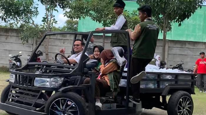 Mobil Listrik Karya Pelajar SMK Unggulan NU Mojoagung Jombang