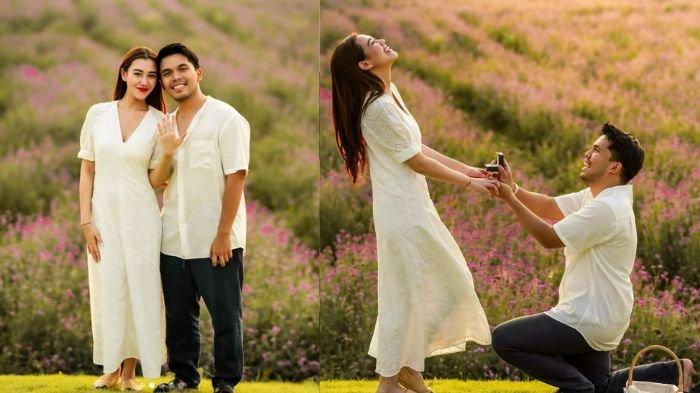 Momen Thariq Halilintar melamar Aaliyah Massaid
