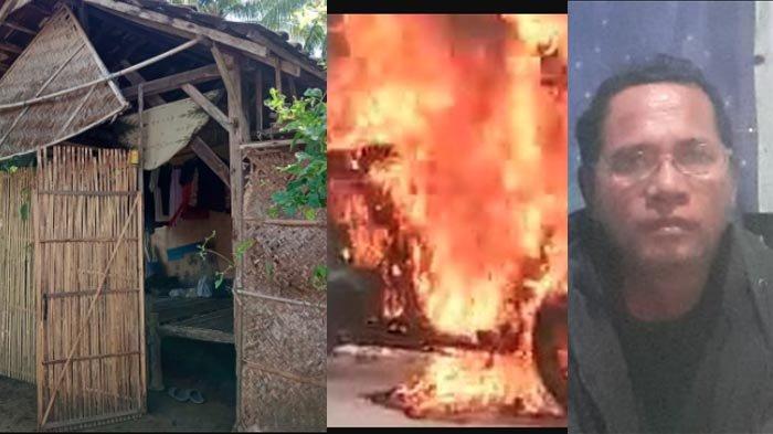 Motor Pinjaman Dibakar Pemuda, Guru Nurdin Rupanya Tinggal di Gubuk, Dulu Jalan Kaki ke Sekolah 3 Km