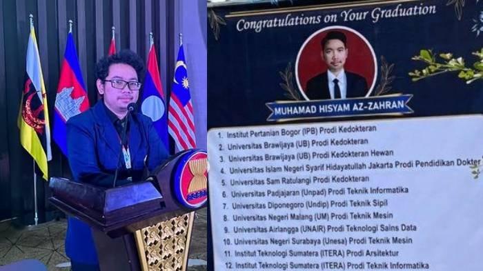 PEMUDA BERPRESTASI - Sosok Muhamad Hisyam Az-Zahran pemuda Sukabumi berhasil diterima di 18 kampus bergengsi ini. Sosoknya viral diterima di 18 kampus bergengsi, rekam jejaknya jadi sorotan.