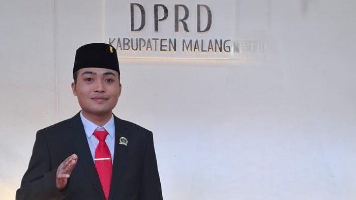 Muhammad Hafidz saat pelantikan anggota DPRD Kabupaten Malang terpilih periode 2024-2029, Jumat (30/8/2024).