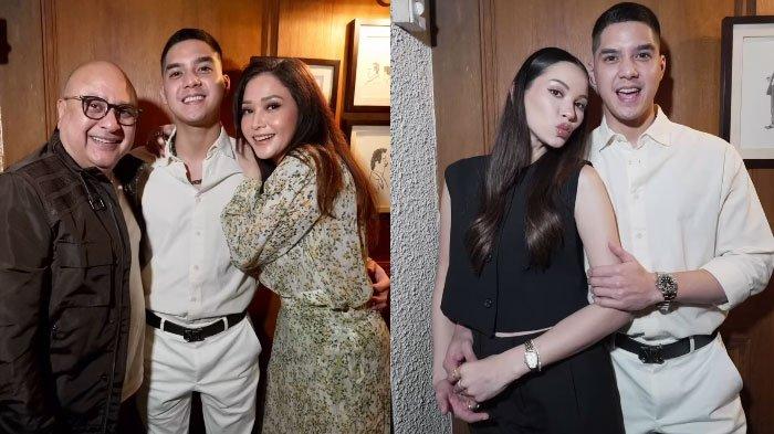 SEGERA MANTU - Musisi Maia Estianty bersama suami dan putra sulungnya. Maia mengaku waktu berjalan cepat. Putranya, Al Ghazali segera menikah dengan Alyssa Daguise, Jumat (7/2/2025).