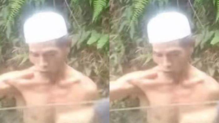 Nasib Pak RW Tedi cor sendiri jalan rusak pakai sumbangan warga.