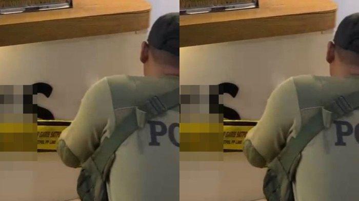 ES KRIM BERALKOHOL - Satpol PP Surabaya menyegel stan ice cream mengandung alkohol di sebuah mal, Senin (7/4/2025).