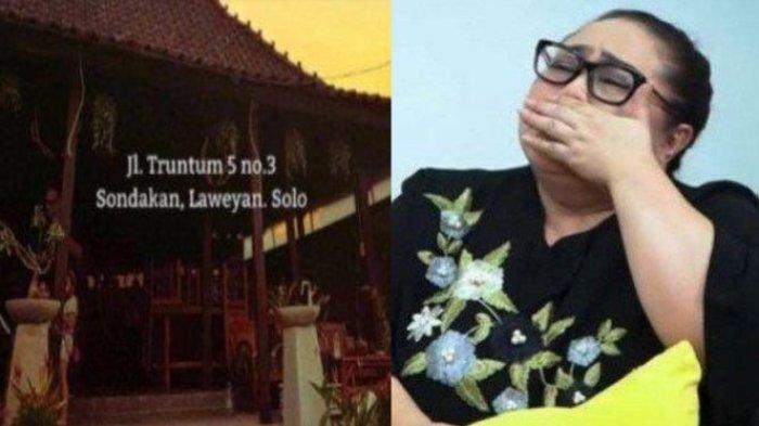NUNUNG PILU - Tampak depan (kiri) warung makan Nunung Srimulat, (kanan) Nunung ketika mengobrol di sebuah podcast di YouTube, Sabtu (15/3/2025). Nunung bercerita saat ini warungnya tengah sepi pembeli lantaran dikirimi tanah kuburan.