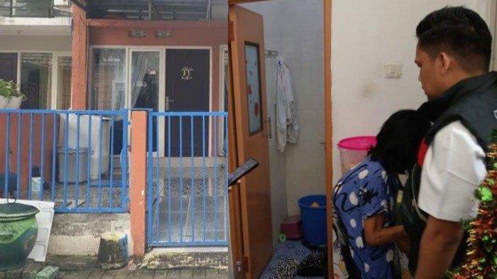 Olah TKP di rumah korban di Perum De Naila Driyorejo, Gresik, Senin (6/1/2025)