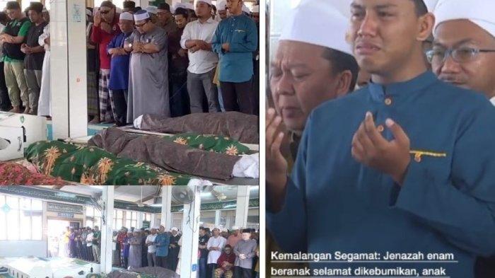 Abdul Rahman menjadi imam salat jenazah orangtua dan keempat adiknya.