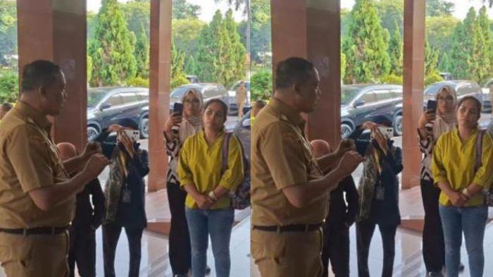 KEPSEK PALAK - Sejumlah orangtua murid melapor ke Wali Kota Bekasi, Tri Adhianto terkait adanya dugaan pungutan liar (pungli) oleh seorang Kepala Sekolah Dasar Negeri (SDN) berinisial SM di wilayah Jaticempaka, Kecamatan Pondok Gede, Kota Bekasi, Senin (22/7/2025). Kini, SM telah dicopot dari jabatannya.