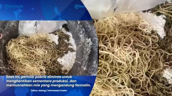 Pabrik mi di Semarang yang diduga menggunakan formalin.