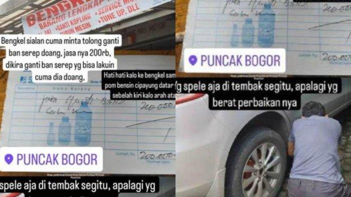 Pantas Bengkel Minta Rp 200 Ribu? Pengemudi Ertiga Ternyata Tak Cuma Ganti Ban Serep, Saksi: Bersih