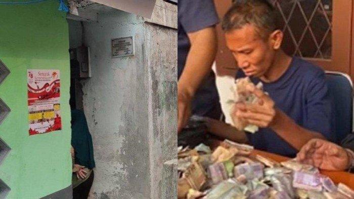 Rumah Erik pengemis simpan uang Rp56 juta ternyata berlantai dua.