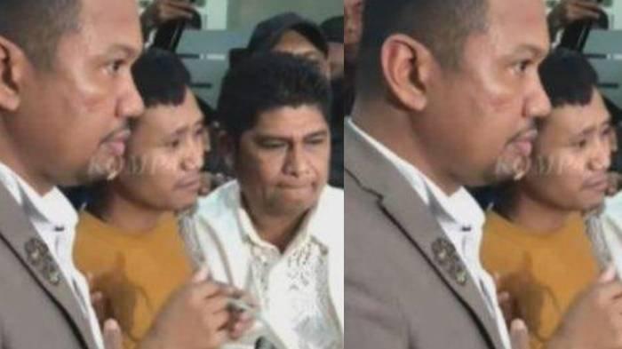 Pegi Setiawan di depan Mapolda Jabar seusai bebas karena statusnya sebagai tersangka dalam kasus Vina Cirebon batal lewat putusan hakim Pengadilan Negeri (PN) Bandung, Senin (8/7/2024).