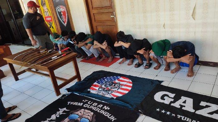 Pelaku gangster yang meresahkan diringkus oleh Satreskrim Polres Tuban