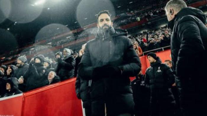 Pelatih Manchester United, Ruben Amorim membela diri usai menyebut timnya terburuk sepanjang sejarah