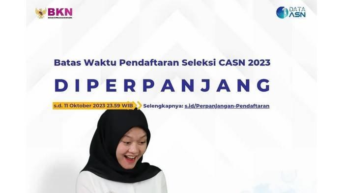 Update Terbaru Pendaftaran CPNS dan PPPK 2023, Diperpanjang hingga 11