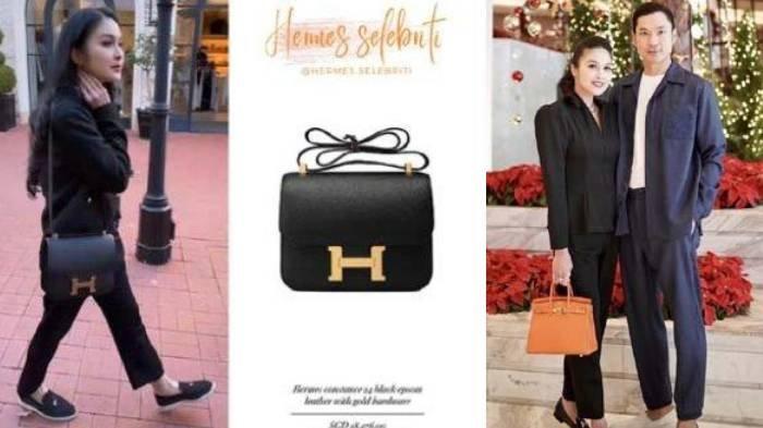 Penampakan tas branded milik Sandra Dewi yang disita Kejaksaan sebagai barang bukti dugaan korupsi Harvey Moeis suaminya.