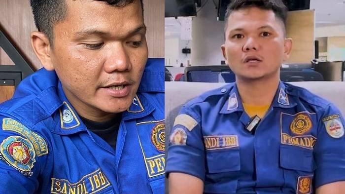 CURHAT DAMKAR DEPOK - Sandi Butar Butar petugas pemadam kebakaran (Damkar) Depok. Simak pengakuan Sandi belum sebulan kerja lagi.