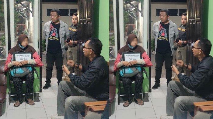 Pengemis berangkat dari Jombang ke Ponorogo bermodalkan kardus, saat istirahat tidur di hotel, Jumat (1/12/2023)