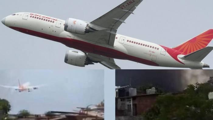 KECELAKAAN PESAWAT - Ilustrasi pesawat milik maskapai Air India. Detik-detik pesawat Air India yang terjatuh beberapa saat setelah lepas landas di Bandara Ahmedabad dengan tujuan London, Inggris, pada Kamis (12/6/2025).