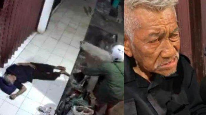 Pilu Kakek Merangkak di Emperan Toko Imbas Kursi Roda Dicuri, Sosok Jahat Terekam Naik Motor: Tuntun
