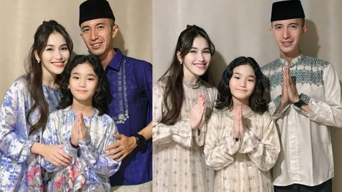 Potret Lettu Fardhana, Ayu Ting Ting dan Bilqis.