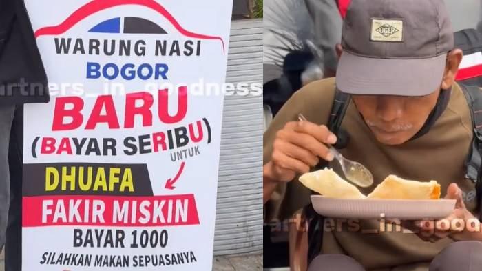 Potret Warung Nasi Baru (Bayar Seribu). Warung nasi tersebut berbentuk food truck.