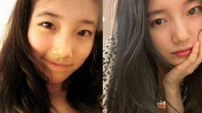 Potret artis Korea Suzy saat masih berumur 14 tahun.