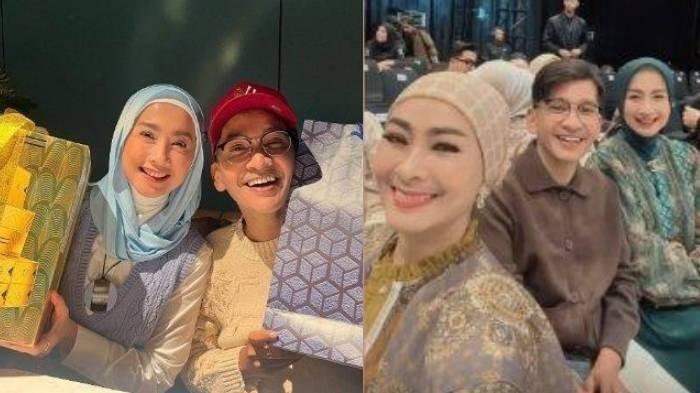 Potret kebersamaan Ruben Onsu dan Desy Ratnasari.