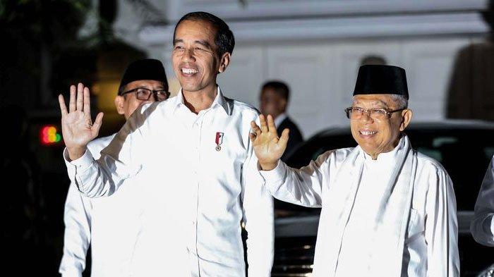Presiden Jokowi dan Wakil Presiden Maruf Amin.