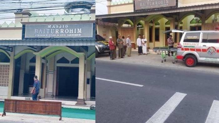 Masjid Baitturohim di Jetis, Sukoharjo, pada Jumat (8/11/2024). Lokasi di mana seorang pria yang dikira tertidur ternyata ditemukan meninggal.