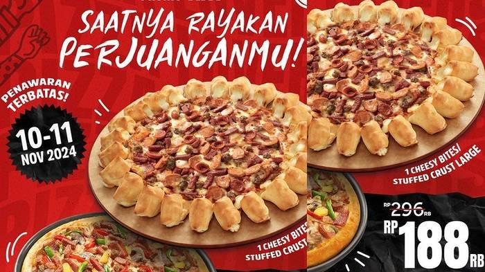 Promo Pizza Hut tanggal 10-11 November 2024.