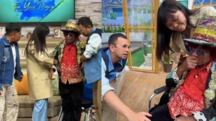 Raffi Ahmad memberikan bantuan untuk Pak Tarno.