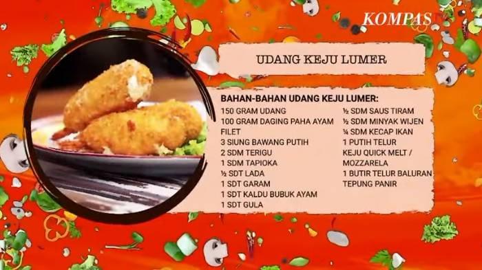 Resep Udang Keju Lumer dan Sop Ayam Ala Mama Lita MasterChef Indonesia ...