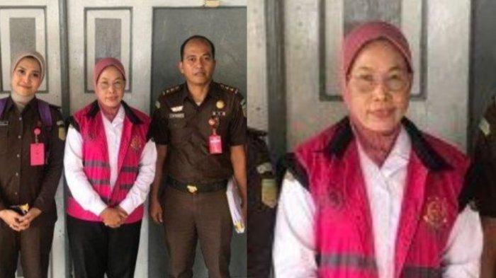 ASN KORUPTOR BEBAS - Tampang Rini ketika ditangkap oleh pihak yang berwajib, Kamis (17/4/2025). ASN di Kabupaten Malang tersebut telah menilap hasil uang negara secara bertahap.