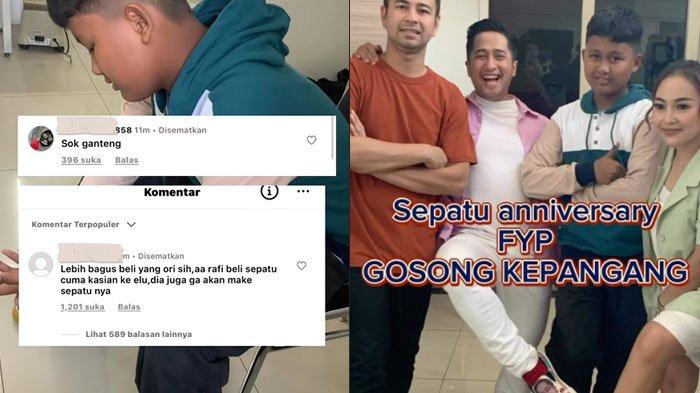 Rivan bocah yang sepatu uniknya dibeli Raffi Ahmad malah kena nyinyir