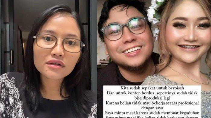 TikToker Riyuka Bunga umumkan ingin pisah dari komika Heri Saputra alias Heri Horeh karena perselingkuhan.
