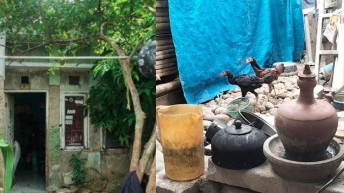 Rumah Nanang Gimbal pelaku pembunuhan terhadap aktor Sandy Permana pada Minggu (12/1/2025) lalu.