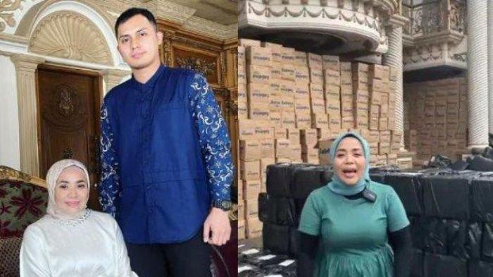 Rumah mewah Muzdalifah kini penuh tumpukan kardus. Dulu hunian istri Fadel Islami tersebut mau dijual seharga miliaran rupiah.