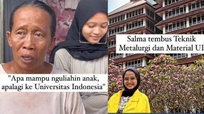 Salma mahasiswi Teknik Metalurgi Universitas Indonesia.