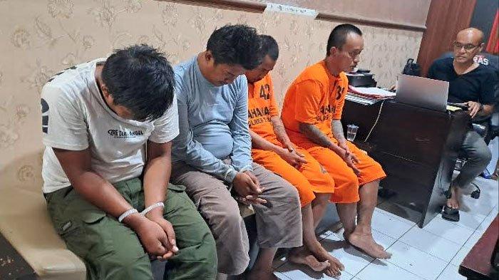 UANG PALSU - Satreskrim Polres Tuban berhasil meringkus dua pelaku pengedar uang palsu di Tuban, Selasa (8/4/2025). Andik Setyawan, warga Sembungin, Kecamatan Bancar, Kabupaten Tuban, yang merupakan salah satu pelaku mengaku beli uang palsu karena ingin balas dendam ke bandar narkoba karena pernah ditipu.
