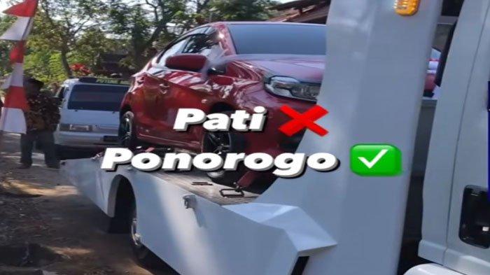 Screnshot Video Viral, Sultan Ponorogo Baru Nikah Beri Mobil Honda Brio Sang Istri