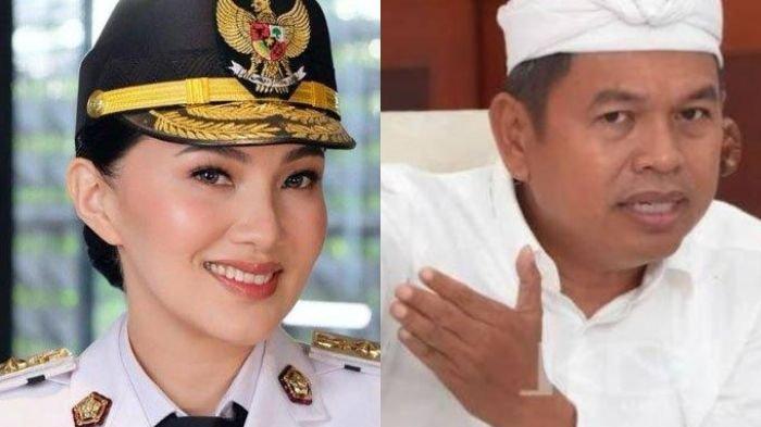 DIDOAKAN JODOH - Dedi Mulyadi dan Gubernur Maluku, Sherly Tjoanda didoakan berjodoh oleh warganet alias netizen. Sang Gubernur Jawa Barat kuak dilarang putrinya menikah lagi.
