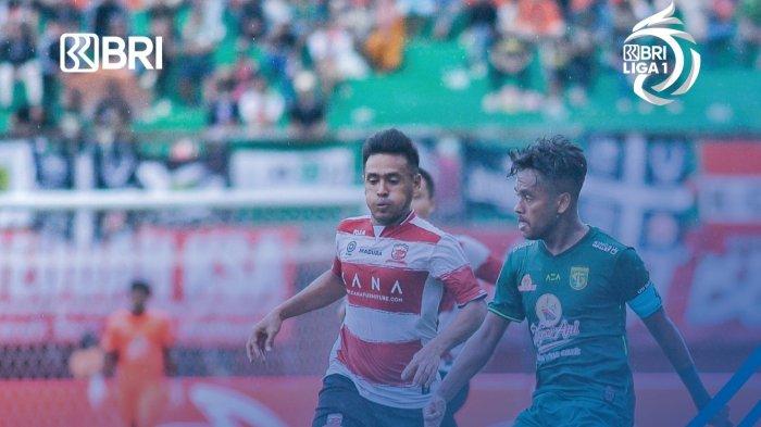 Hasil skor Madura United vs Persebaya Surabaya babak pertama berakhir imbang 0-0