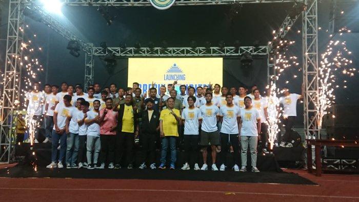 Launching tim dan perkenalan skuad Gresik United untuk Liga 2 2023-2024, Rabu (6/9/2023).