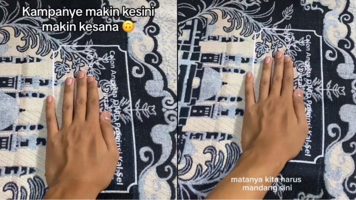 Sosok Caleg DPRD Jadikan Sajadah Alat Kampanye Terkuak? Pantas Rakyat Kesal: Saat Sujud Kita Mandang