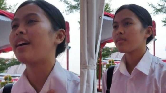 Sosok Gracella, mahasiswi baru Universitas Diponegoro (Undip) peraih nilai tertinggi CPNS 2024 di Semarang.